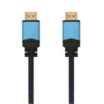 Cable HDMI 2.0 4K Aisens A120-0356 V2/ HDMI Macho - HDMI Macho/ 1m/ Negro/ Azul - PixelPlaza