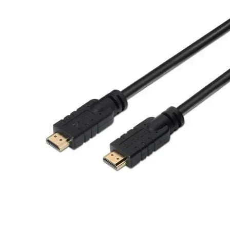 Cable HDMI 2.0 4K Aisens A120-0375/ HDMI Macho - HDMI Macho/ 25m/ Negro - PixelPlaza