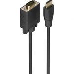 Cable Conversor Aisens A122-1010 SVGA Macho/ HDMI Macho/ 1m/ Negro