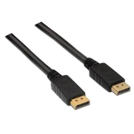 Cable DisplayPort 1.2 4K Aisens A124-0129/ DisplayPort Macho - DisplayPort Macho/ Hasta 5W/ 2300Mbps/ 2m/ Negro - PixelPlaza
