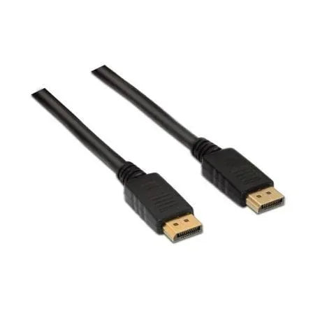 Cable DisplayPort 1.2 4K Aisens A124-0130/ DisplayPort Macho - DisplayPort Macho/ Hasta 5W/ 2300Mbps/ 3m/ Negro - PixelPlaza
