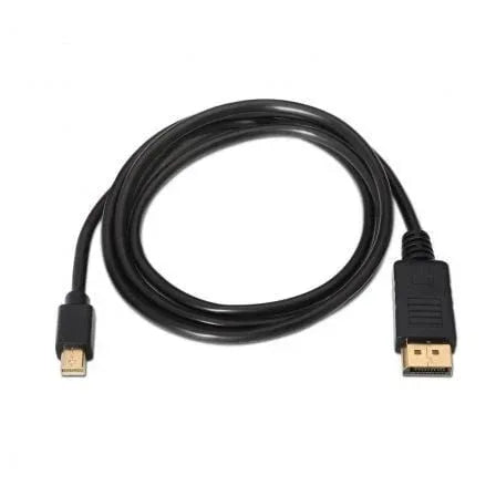 Cable Conversor Aisens A124-0132/ DisplayPort Macho - Mini DisplayPort Macho/ Hasta 5W/ 2300Mbps/ 3m/ Negro - PixelPlaza