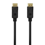 Cable DisplayPort 1.2 4K Aisens A124-0549/ DisplayPort Macho - DisplayPort Macho/ Hasta 5W/ 2300Mbps/ 1.5m/ Negro - PixelPlaza