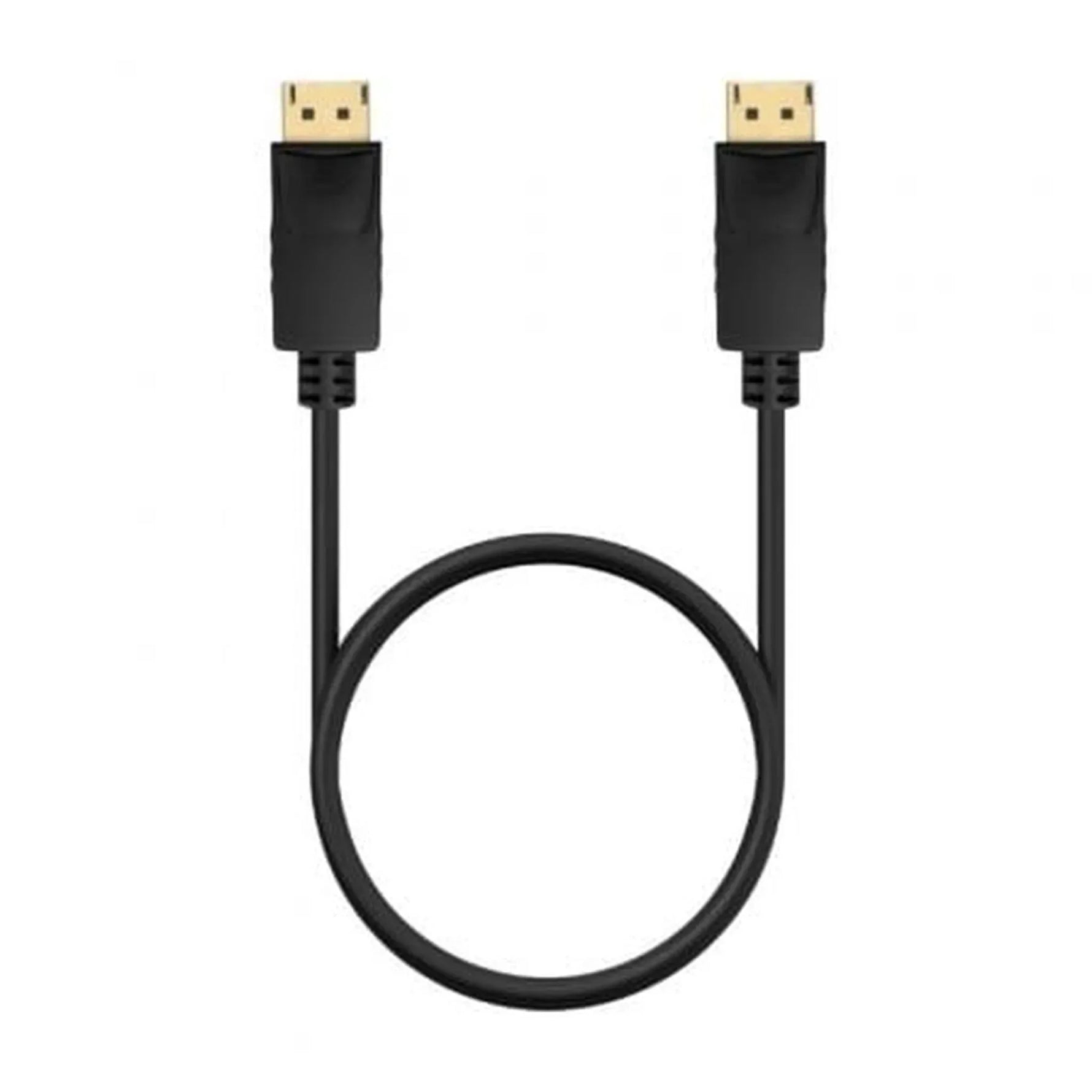 Cable DisplayPort 1.2 CCS 4K Aisens A124-0737/ DisplayPort Macho - DisplayPort Macho/ Hasta 5W/ 2300Mbps/ 50cm/ Negro - PixelPlaza