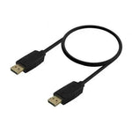 Cable DisplayPort 1.2 CCS 4K Aisens A124-0738/ DisplayPort Macho - DisplayPort Macho/ Hasta 5W/ 2300Mbps/ 1m/ Negro - PixelPlaza