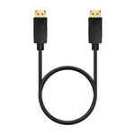 Cable DisplayPort 1.2 CCS 4K Aisens A124-0738/ DisplayPort Macho - DisplayPort Macho/ Hasta 5W/ 2300Mbps/ 1m/ Negro - PixelPlaza