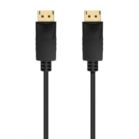 Cable DisplayPort 1.2 CCS 4K Aisens A124-0741/ DisplayPort Macho - DisplayPort Macho/ Hasta 5W/ 2300Mbps/ 3m/ Negro - PixelPlaza