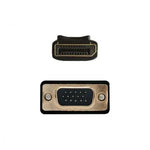 Cable Conversor Aisens A125-0365/ DisplayPort Macho - VGA Macho/ Hasta 5W/ 2300Mbps/ 2m/ Negro - PixelPlaza