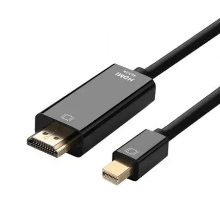 Cable Conversor Aisens A125-0458/ Mini DisplayPort Macho - HDMI Macho/ Hasta 5W/ 2300Mbps/ 3m/ Negro - PixelPlaza