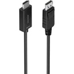 Cable Conversor Aisens A125-0894/ DisplayPort Macho - HDMI 4K Macho/ 2m/ Negro - PixelPlaza