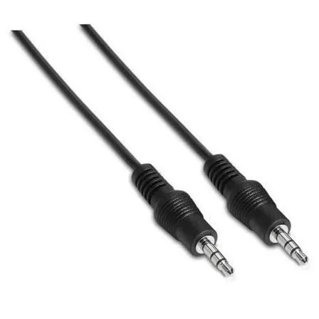 Cable Estéreo Aisens A128-0141/ Jack 3.5 Macho - Jack 3.5 Macho/ Hasta 0.1W/ 30cm/ Negro - PixelPlaza