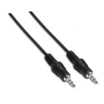Cable Estéreo Aisens A128-0142/ Jack 3.5 Macho - Jack 3.5 Macho/ Hasta 0.1W/ 1.5m/ Negro - PixelPlaza