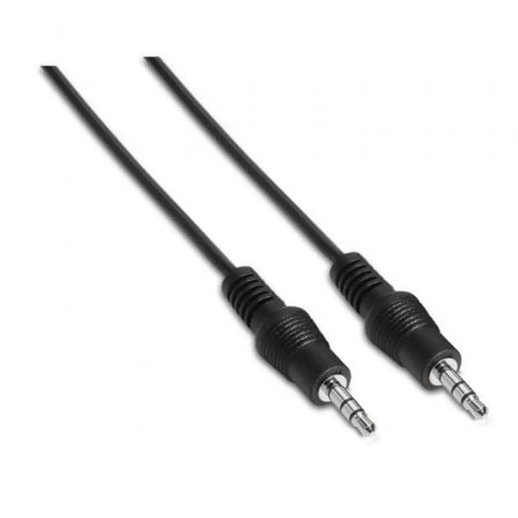 Cable Estéreo Aisens A128-0142/ Jack 3.5 Macho - Jack 3.5 Macho/ Hasta 0.1W/ 1.5m/ Negro - PixelPlaza