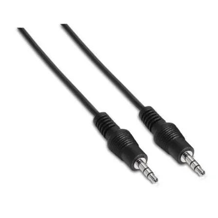 Cable Estéreo Aisens A128-0142/ Jack 3.5 Macho - Jack 3.5 Macho/ Hasta 0.1W/ 1.5m/ Negro - PixelPlaza