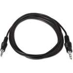 Cable Estéreo Aisens A128-0142/ Jack 3.5 Macho - Jack 3.5 Macho/ Hasta 0.1W/ 1.5m/ Negro - PixelPlaza