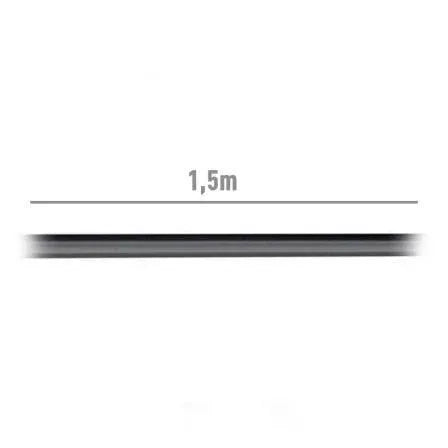 Cable Estéreo Aisens A128-0142/ Jack 3.5 Macho - Jack 3.5 Macho/ Hasta 0.1W/ 1.5m/ Negro - PixelPlaza