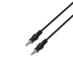 Cable Estéreo Aisens A128-0144/ Jack 3.5 Macho - Jack 3.5 Macho/ Hasta 0.1W/ 10m/ Negro - PixelPlaza