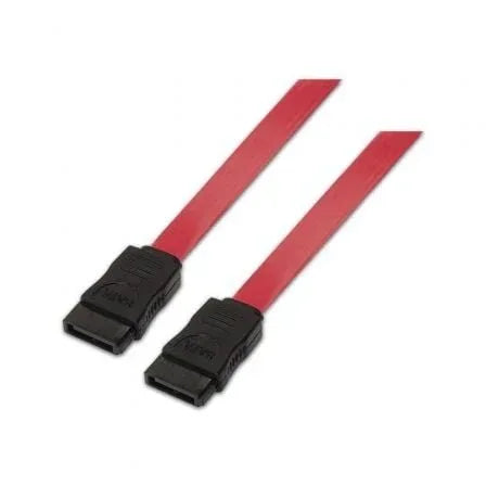 Cable SATA Aisens A130-0153/ SATA Hembra - SATA Hembra/ Hasta 0.1W/ 768Mbps/ 50cm/ Rojo - PixelPlaza