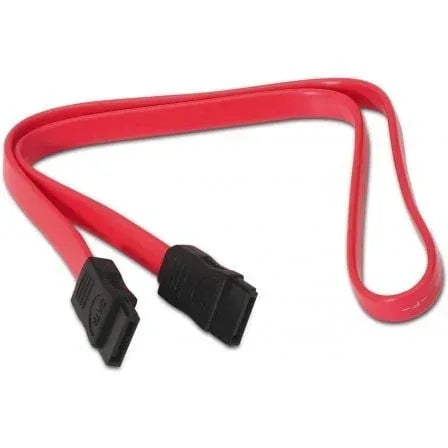 Cable SATA Aisens A130-0153/ SATA Hembra - SATA Hembra/ Hasta 0.1W/ 768Mbps/ 50cm/ Rojo - PixelPlaza