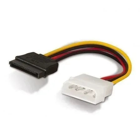 Cable Alimentación SATA Aisens A131-0158/ Molex 4 PIN Macho - SATA Hembra/ Hasta 54W/ 16cm - PixelPlaza