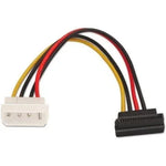 Cable Alimentación SATA Aisens A131-0160/ Molex 4 PIN Macho - SATA Hembra/ Hasta 54W/ 16cm - PixelPlaza