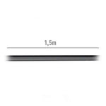 Cable Alimentación Forma 8 Aisens A132-0173/ CEE7/16 Macho - C7 Hembra/ Hasta 1500W/ 1.5m/ Negro - PixelPlaza