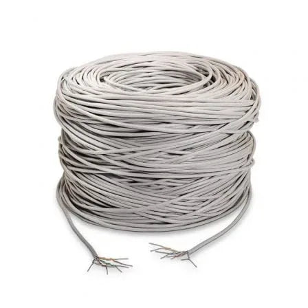 Bobina de Cable RJ45 UTP Aisens A133-0208 Cat.5e/ 100m/ Gris - PixelPlaza