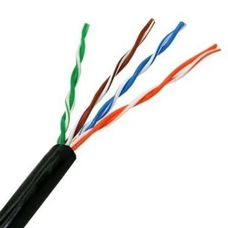 Bobina de Cable RJ45 para Exteriores UTP Aisens A133-0212 Cat.5e/ 100m/ Impermeable/ Negro - PixelPlaza