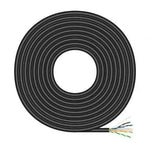 Bobina de Cable RJ45 para Exteriores UTP AWG23 Aisens A135-0675 Cat.6/ 100m/ Impermeable/ Negro - PixelPlaza