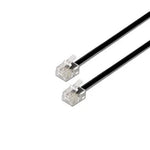 Cable de Teléfono RJ11 6P4C Aisens A143-0319/ 2m/ Negro - PixelPlaza