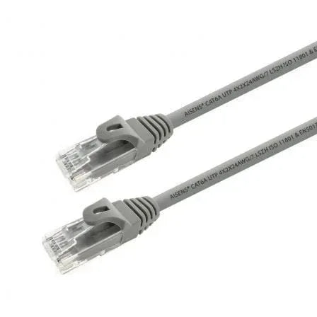 Cable de Red RJ45 UTP Aisens A145-0329 Cat.6A/ 5m/ Gris - PixelPlaza