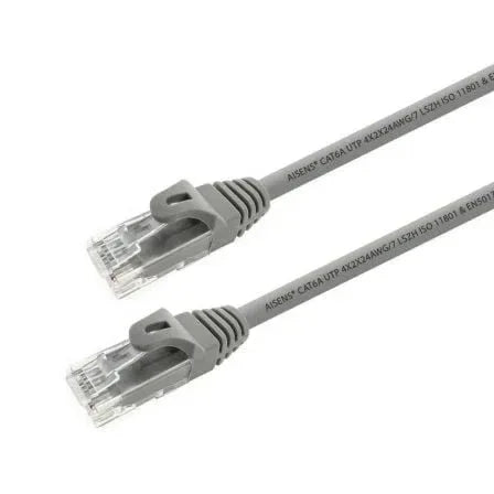 Cable de Red RJ45 UTP Aisens A145-0331 Cat.6A/ 15m/ Gris - PixelPlaza