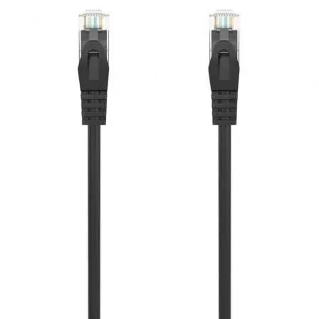 Cable de Red RJ45 AWG24 UTP Aisens A145-0588 Cat.6A/ LSZH/ 1.5m/ Negro - PixelPlaza