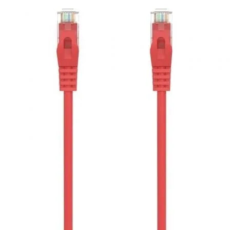 Cable de Red RJ45 AWG24 UTP Aisens A145-0557 Cat.6A/ LSZH/ 30cm/ Rojo - PixelPlaza