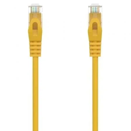 Cable de Red RJ45 AWG24 UTP Aisens A145-0563 Cat.6A/ LSZH/ 25cm/ Amarillo - PixelPlaza
