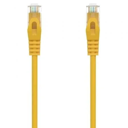 Cable de Red RJ45 AWG24 UTP Aisens A145-0564 Cat.6A/ LSZH/ 30cm/ Amarillo - PixelPlaza