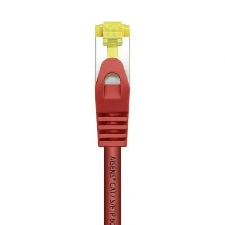 Cable de Red RJ45 SFTP Aisens A146-0468 Cat.7/ 25cm/ Rojo - PixelPlaza