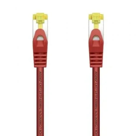 Cable de Red RJ45 SFTP Aisens A146-0469 Cat.7/ 50cm/ Rojo - PixelPlaza