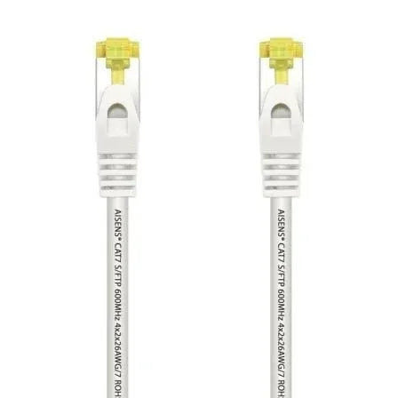 Cable de Red RJ45 SFTP Aisens A146-0489 Cat.7/ 50cm/ Blanco - PixelPlaza