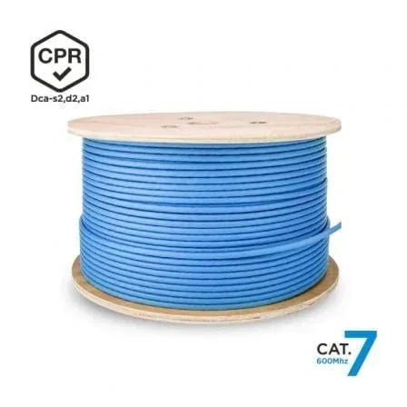 Bobina de Cable RJ45 SFTP AWG23 LSZH CPR Dca Aisens A146-0665 Cat.7/ 305m/ Azul - PixelPlaza