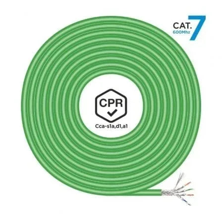 Bobina de Cable RJ45 SFTP AWG23 LSZH CPR Cca Aisens A146-0667 Cat.7/ 305m/ Verde - PixelPlaza