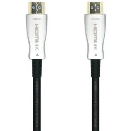 Cable HDMI 2.0 AOC 4K Aisens A148-0380/ HDMI Macho - HDMI Macho/ 50m/ Negro - PixelPlaza