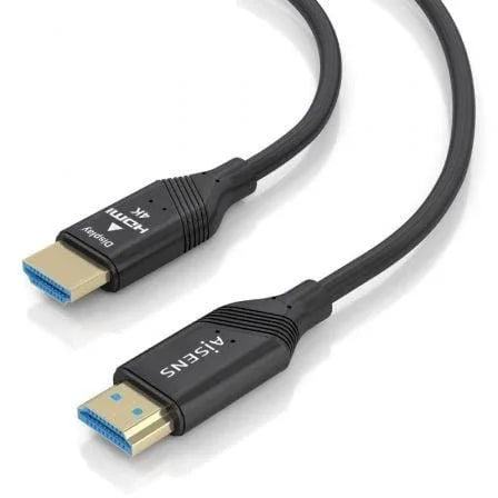 Cable HDMI 2.0 AOC 4K Aisens A148-0931/ HDMI Macho - HDMI Macho/ 25m/ Negro - PixelPlaza