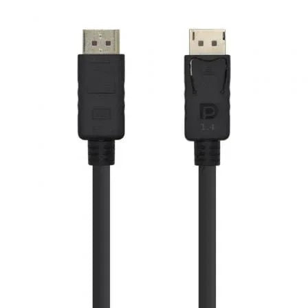 Cable DisplayPort 1.4 8K Aisens A149-0390/ DisplayPort Macho - DisplayPort Macho/ 2m/ Negro - PixelPlaza