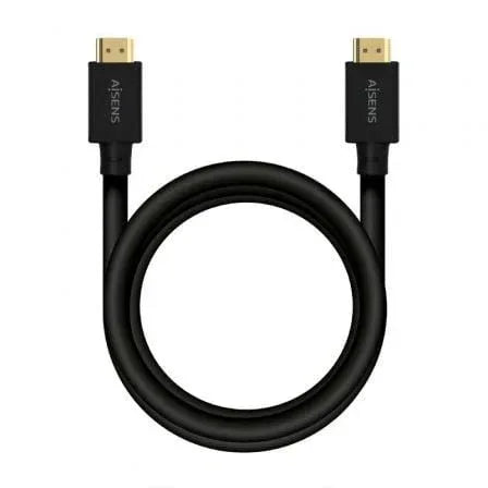 Cable HDMI 2.1 8K Aisens A150-0680/ HDMI Macho - HDMI Macho/ 5m/ Certificado/ Negro - PixelPlaza