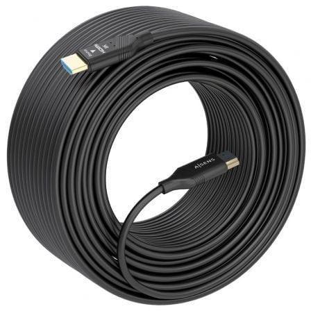 Cable HDMI 2.1 AOC 8K Aisens A153-0936/ HDMI Macho - HDMI Macho/ 25m/ Negro - PixelPlaza