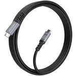 Cable USB 4.0 Tipo-C Aisens A156-0994/ USB Tipo-C Macho - USB Tipo-C Macho/ Hasta 240W/ 40Gbps/ 1m/ Negro