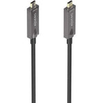 Cable USB 3.1 Tipo-C Aisens AOC A157-0882/ USB Tipo-C Macho - USB Tipo-C Macho/ Hasta 60W/ 10Gbps/ 10m/ Negro - PixelPlaza