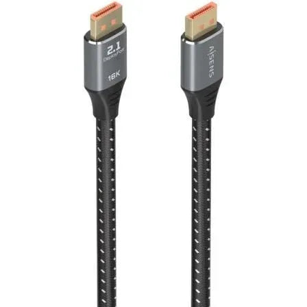 Cable DisplayPort 2.1 16K Aisens A158-0903/ DisplayPort Macho - DisplayPort Macho/ 80Gbps/ 2m/ Negro - PixelPlaza