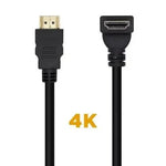 Cable HDMI 2.0 4K Aisens A120-0457/ HDMI Macho - HDMI Macho/ 2m/ Negro - PixelPlaza
